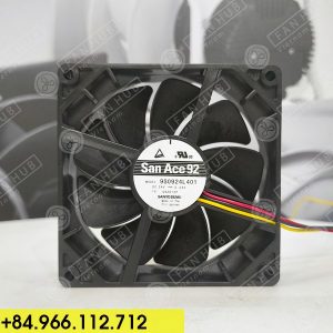 SANYO DENKI 9S0924L401 - Inverter Fan, 24VDC, 92x92x25mm