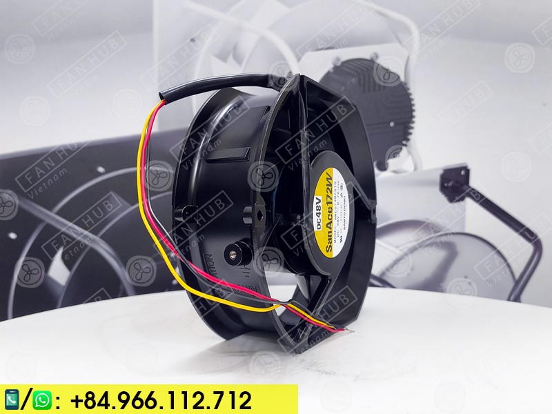 SANYO DENKI 9WE5748K510 - Inverter Fan, 48VDC, 172x150x51mm