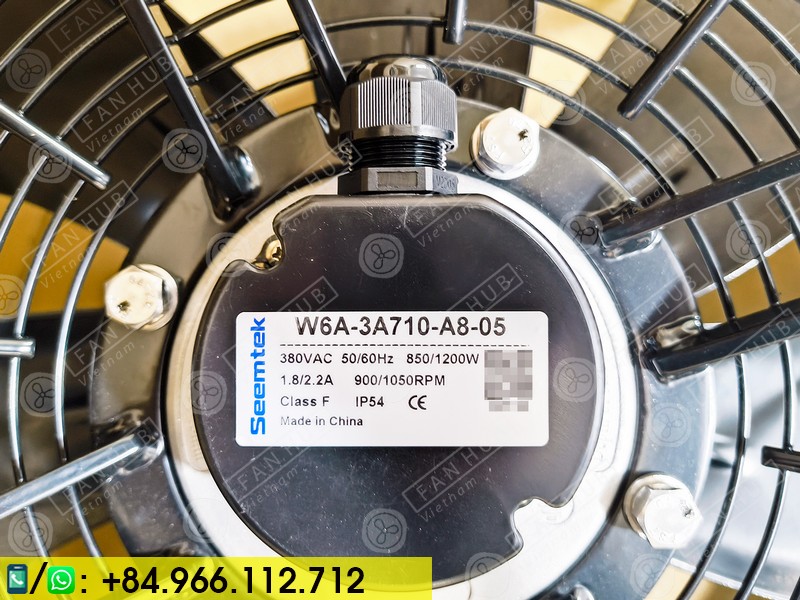 SEEMTEK W6A-3A710-A8-05 - AC Axial Fan, 380VAC, 710mm